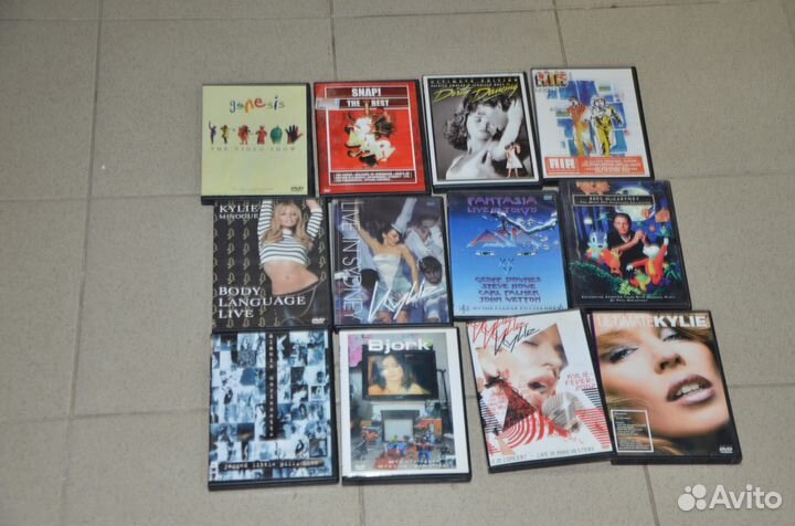 Концерты на DVD 12шт