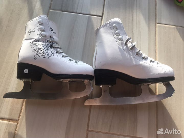 Коньки фигурные детские 27 размер