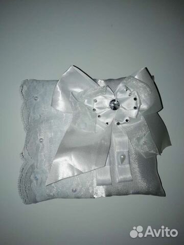 Подушечка для колец, рушник, чулки