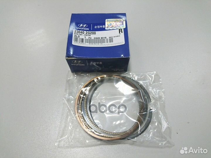 Кольца поршневые 230402G200 Hyundai-KIA