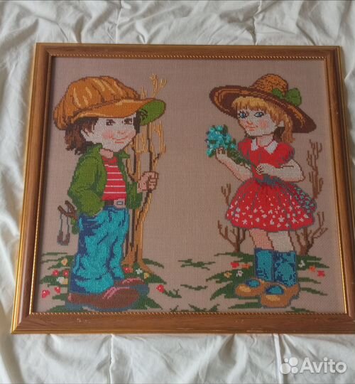 Картина вышитая крестом