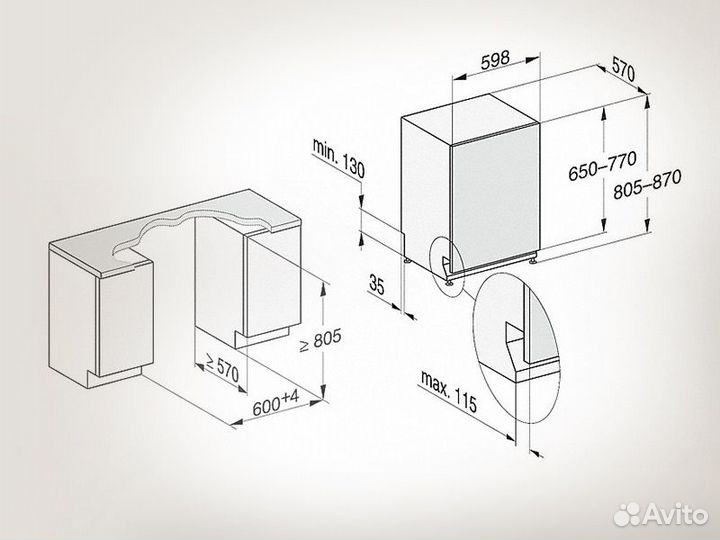 Miele Посудомоечная машина G7150 SCVi