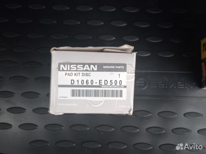 Тормозные колодки на nissan