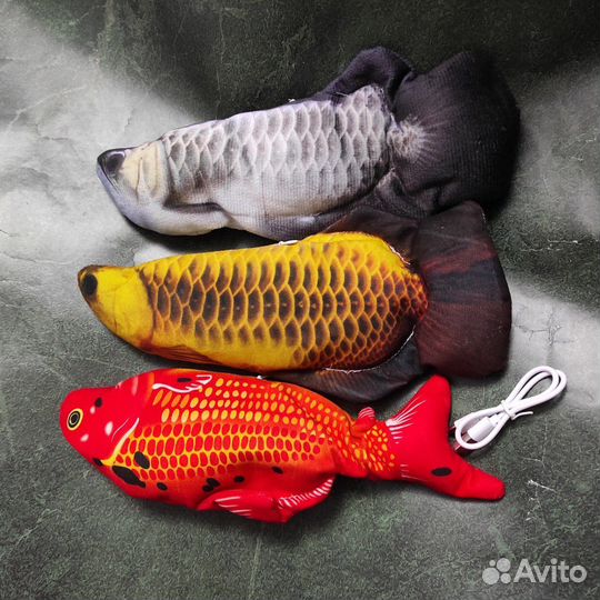 Новая интерактивная игрушка для кошек рыба