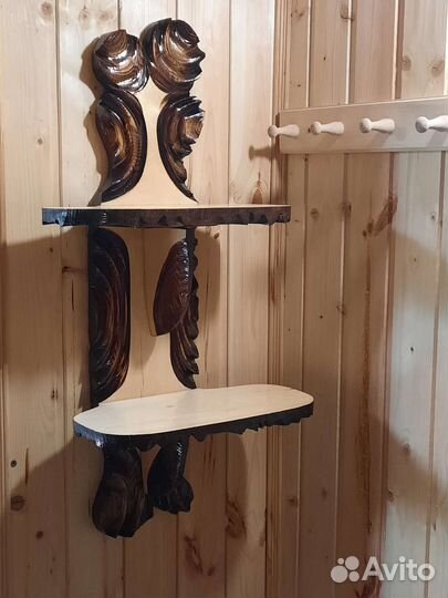 Полки для бани, для дома