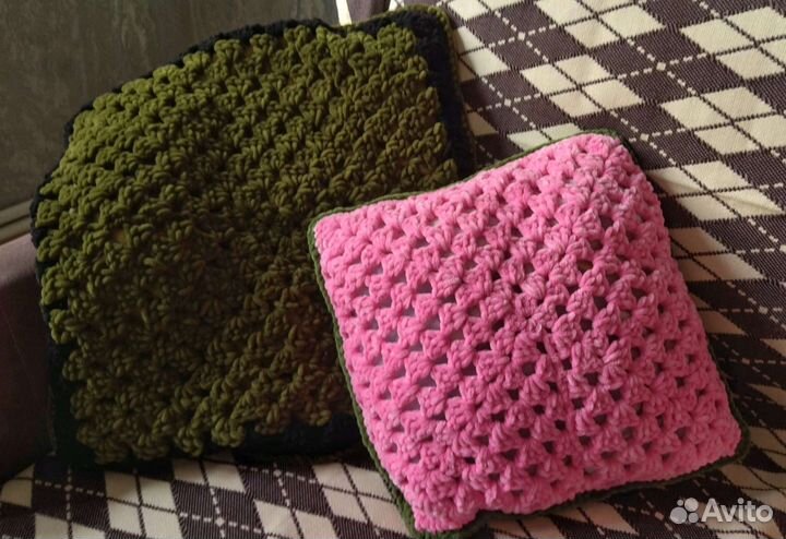 Наволочка из плюшевой пряжи