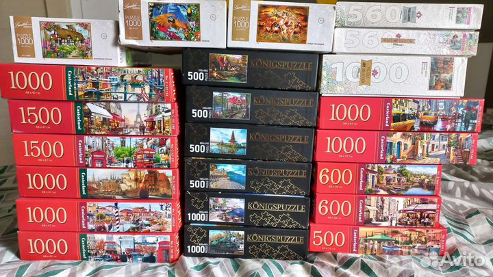 Пазлы konigspuzzle, castorland, steppuzzle