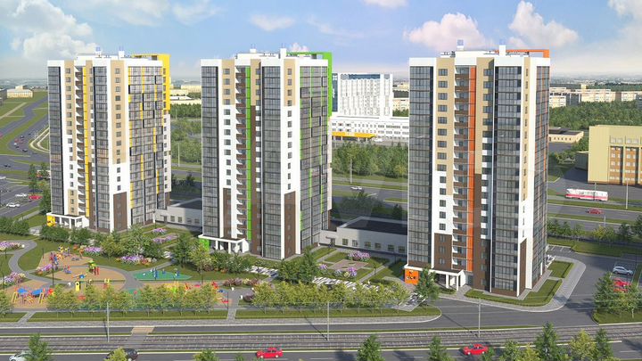 3-к. квартира, 78,8 м², 6/18 эт.