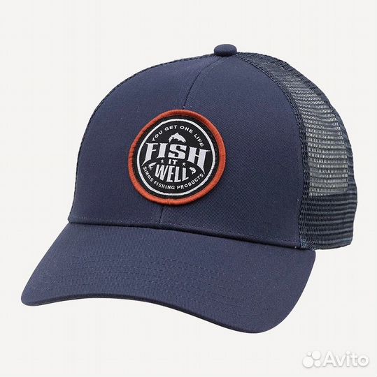 Simms Бейсболка Fish It Well Trucker