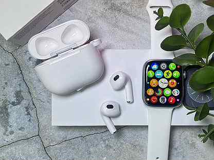 Комплект AirPods 3 + Apple Watch 9