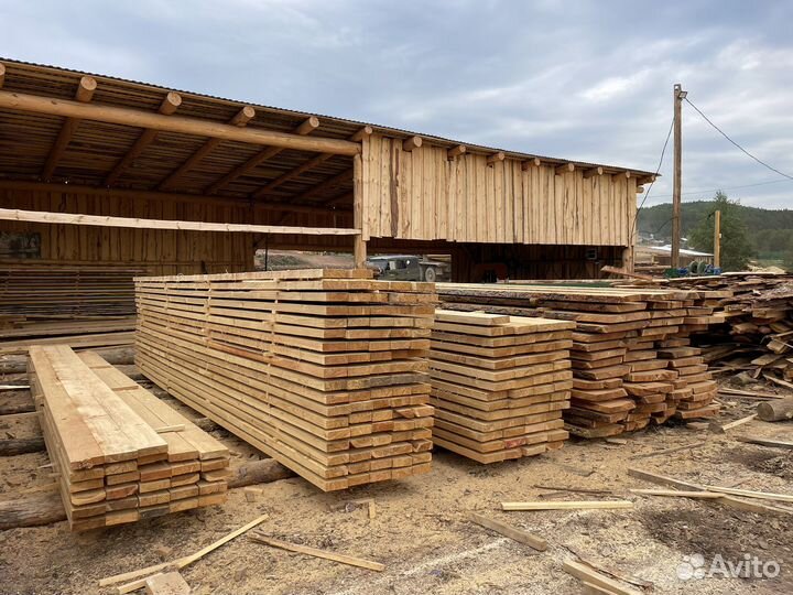 Доска лиственница, обрезная и не обрезная