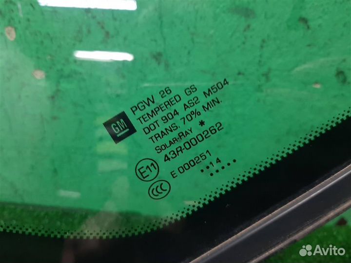 Стекло (форточка) переднее правое Opel Zafira C 2