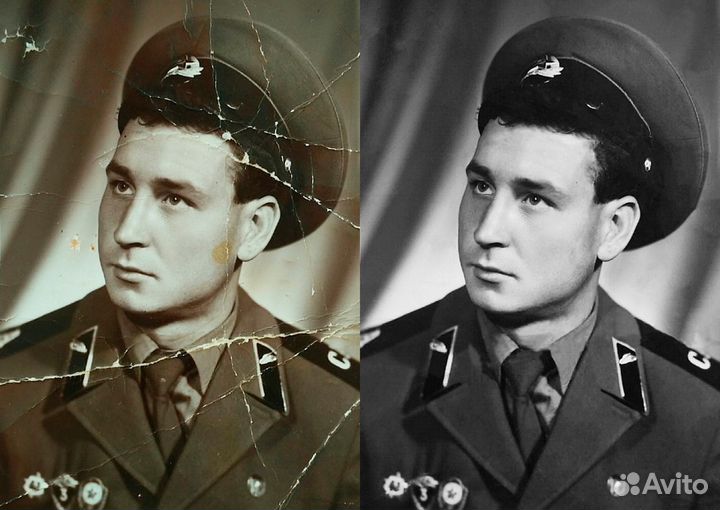 Реставрация фотографий, ретушь