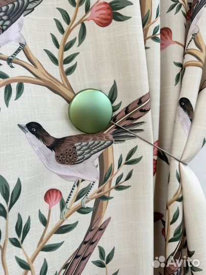 Шторы с принтом