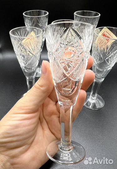 Хрустальные рюмки СССР