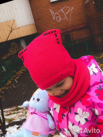 Шапка и снуд для девочки