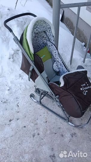 Санки коляска