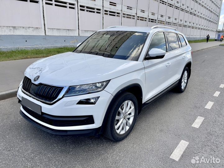 Skoda Kodiaq 2.0 AMT, 2018, битый, 128 000 км