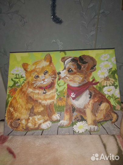 Картина по номерам готовая 