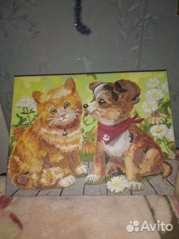 Картина по номерам готовая 