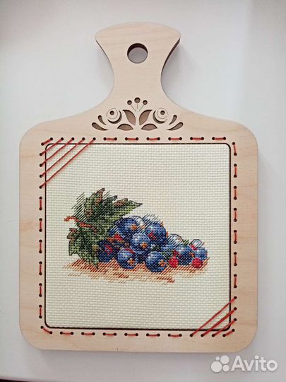 Картина вышитая крестиком ручная работа