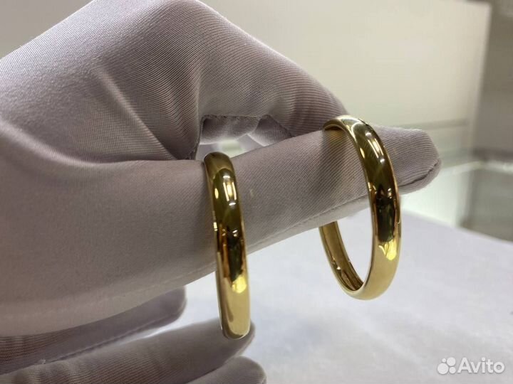 Золотые серьги из желтого золота 585