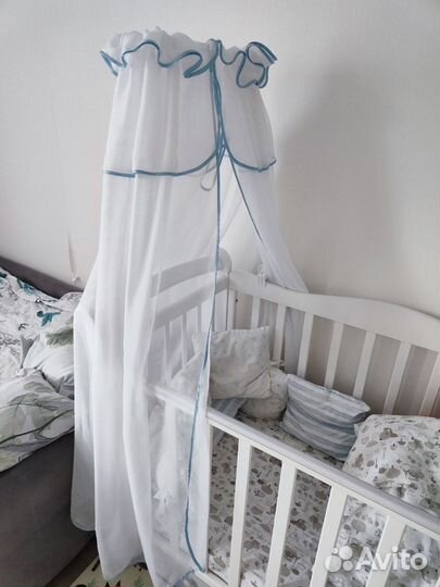 Балдахин в кроватку с держателем
