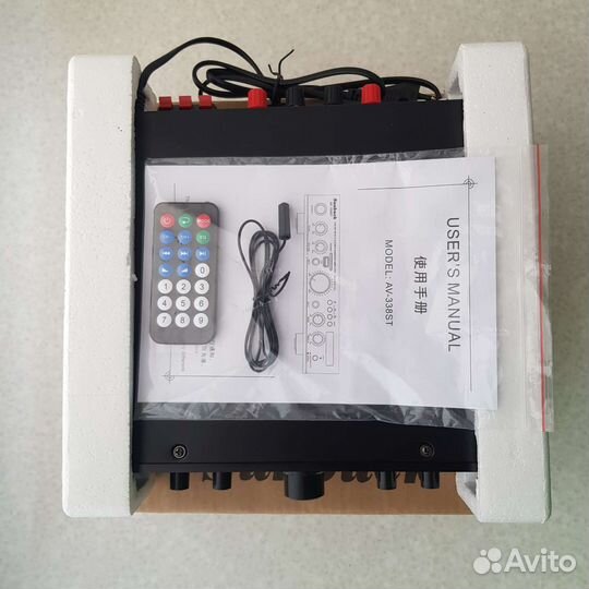 Усилитель с Bluetooth, USB mp3 плеером, FM Radio