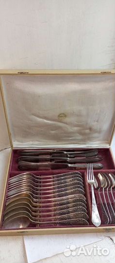 Набор столовый Платиноприбор серебро