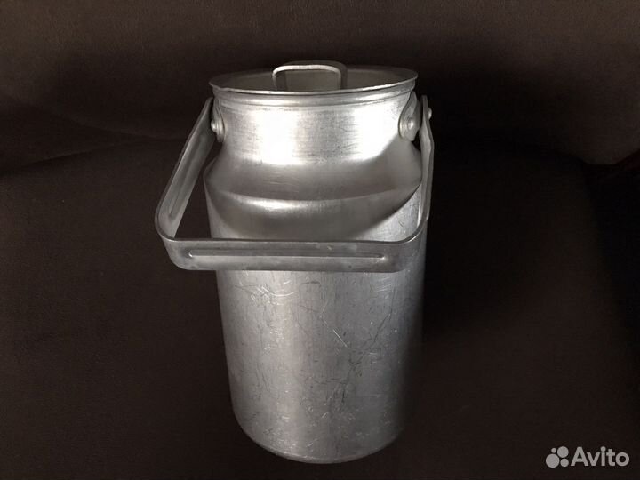 Бидон алюминиевый СССР объем 1 литр