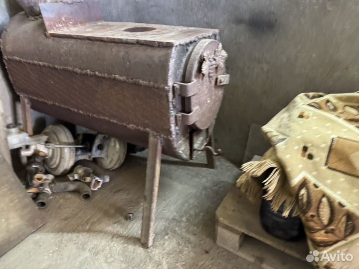 Печка буржуйка, на дровах