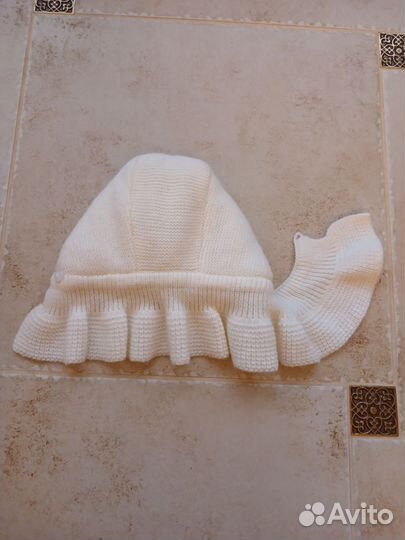 Шапка шлем для новорождённого