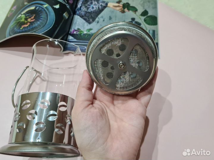 Чайник заварочный стеклянный френч пресс новый