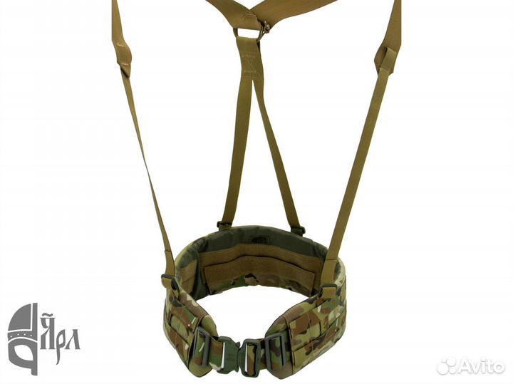 Тактический пояс с лямками Мультикам бр-1 Ярл