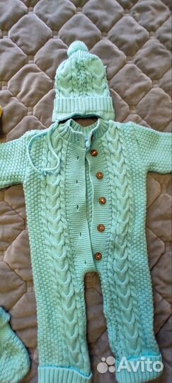 Детский трикотажный комбинезон