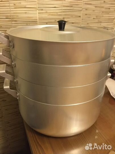 Мантоварка алюминиевая/нержавейка.Новая. 6л.,3сек