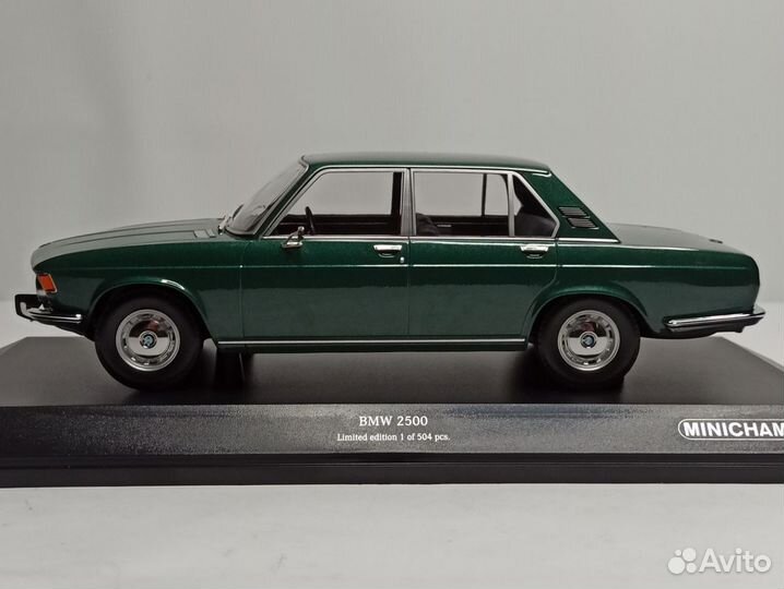 Bmw 2500 - 1968 Green 1:18 Minichamps