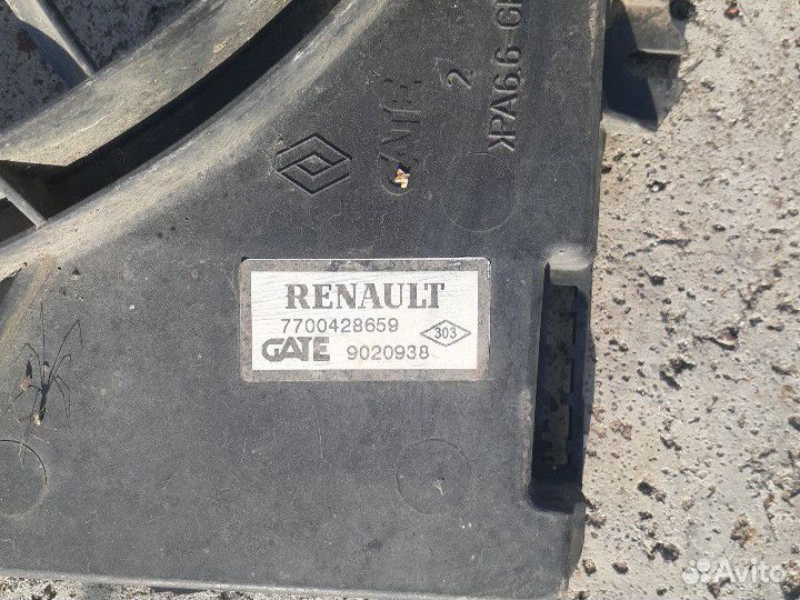 Диффузор вентилятора охлаждения Рено Клио 2