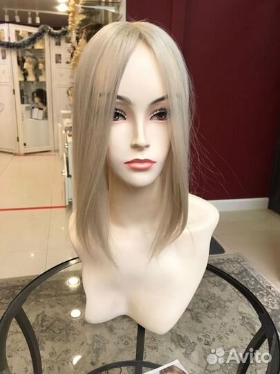 Накладка из натуральных волос 35см