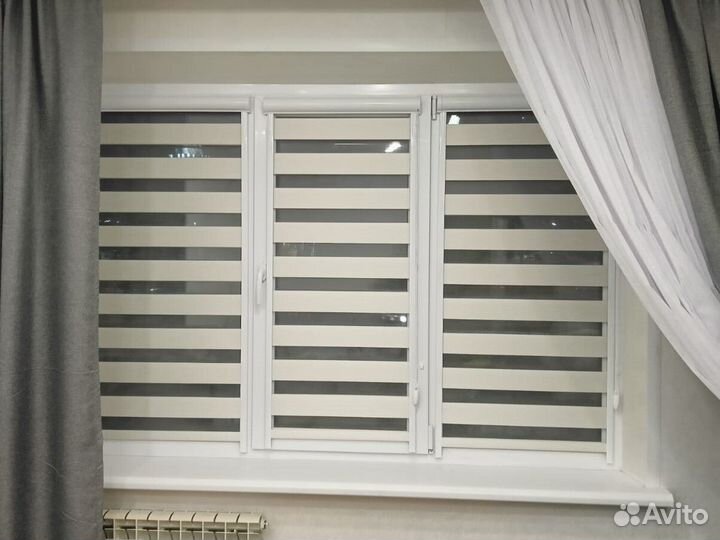 Жалюзи, рулонные шторы с установкой