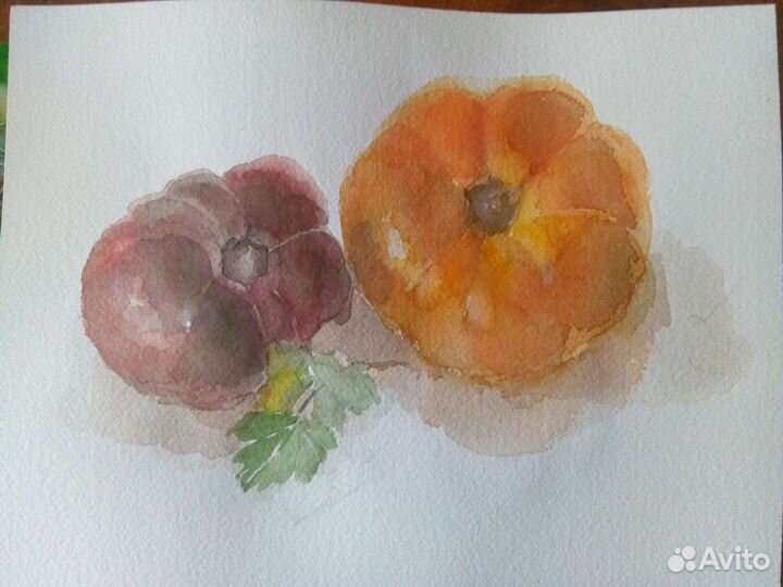 Акварель натюрморты для кухни