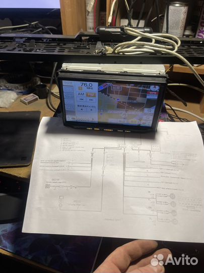 Магнитола 2din Eclipse + камера с рамкой