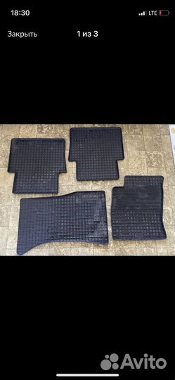 Коврики в машину, резиновые ауди а8