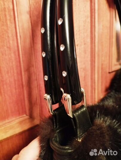 Сумка женская натуральный мех