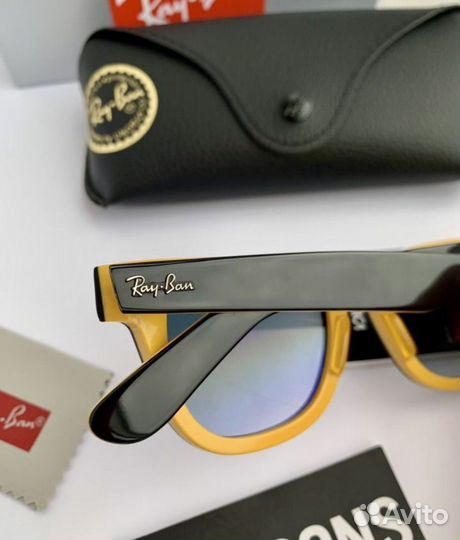 Очки ray ban wayfarer 50 пепельные