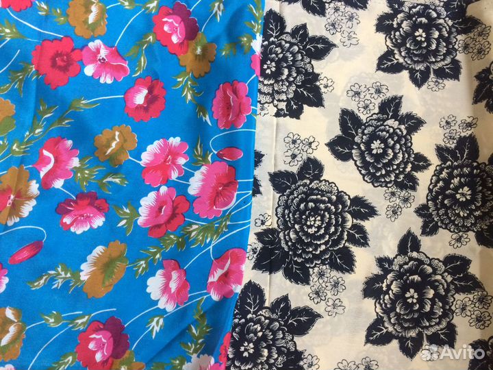 Ткань натуральный крепдешин СССР