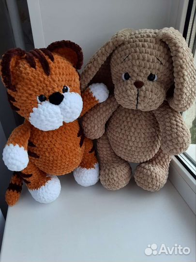 Вязаные игрушки ручной работы