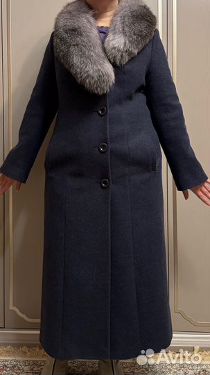 Пальто женское шерстяное 50-54