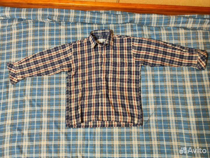 Детская рубашка в клетку. Сделана в Австралии