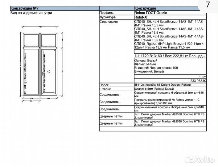 Входная дверь с терморазрывом